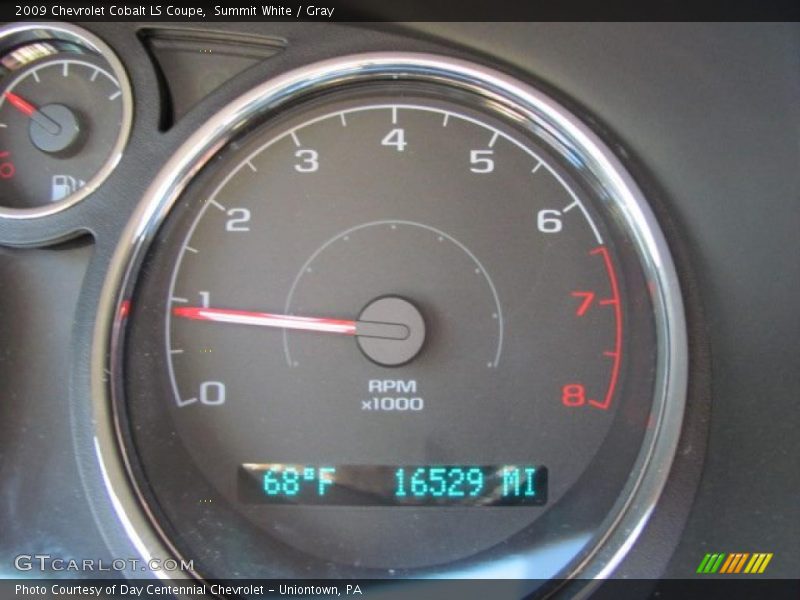 Summit White / Gray 2009 Chevrolet Cobalt LS Coupe