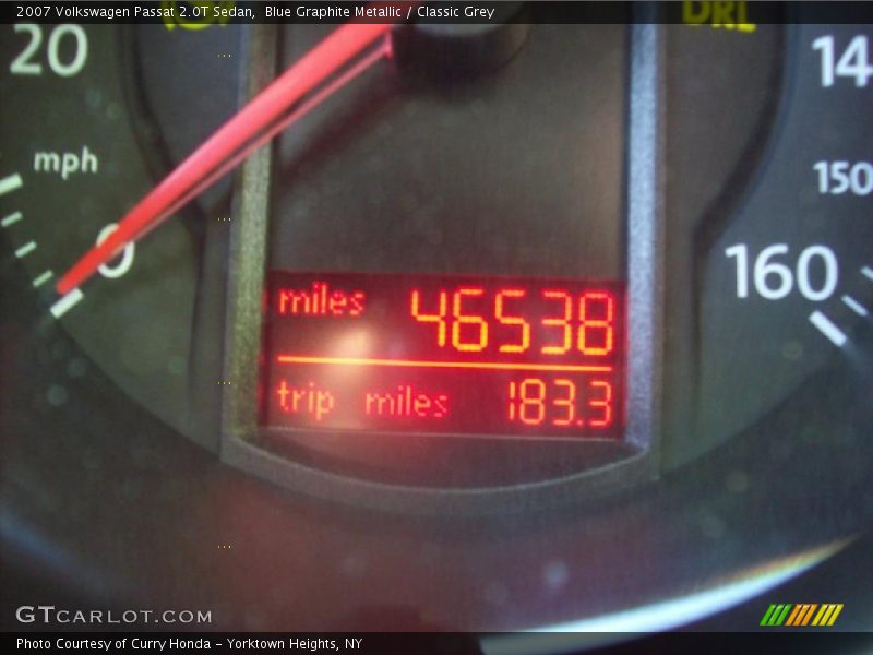 Blue Graphite Metallic / Classic Grey 2007 Volkswagen Passat 2.0T Sedan
