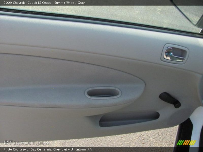 Summit White / Gray 2009 Chevrolet Cobalt LS Coupe