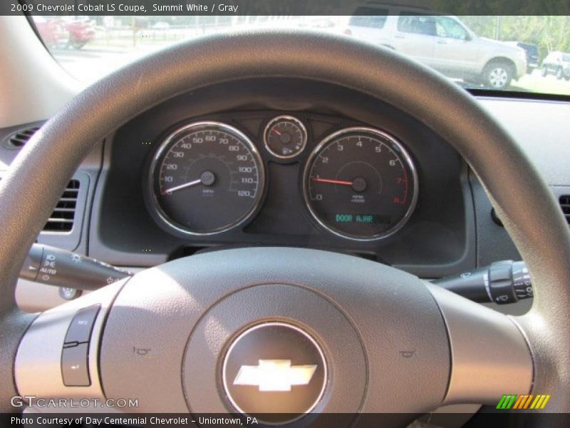 Summit White / Gray 2009 Chevrolet Cobalt LS Coupe