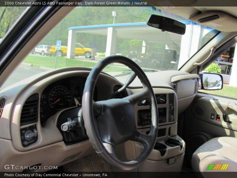 Dark Forest Green Metallic / Neutral 2000 Chevrolet Astro LS AWD Passenger Van