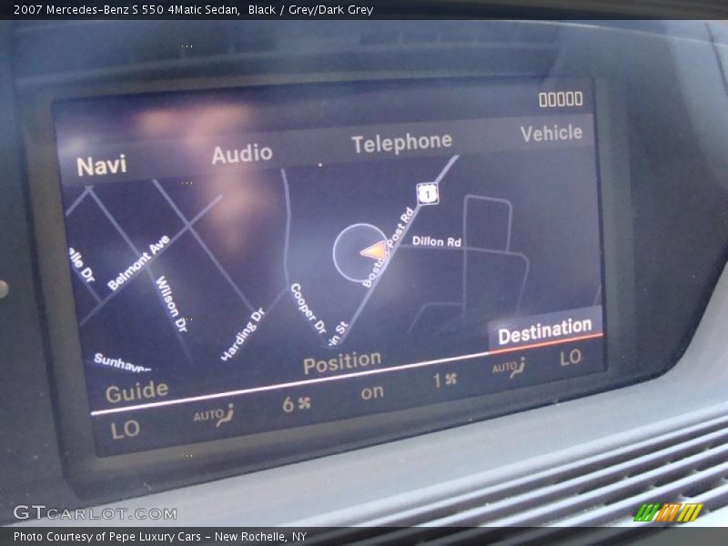Black / Grey/Dark Grey 2007 Mercedes-Benz S 550 4Matic Sedan