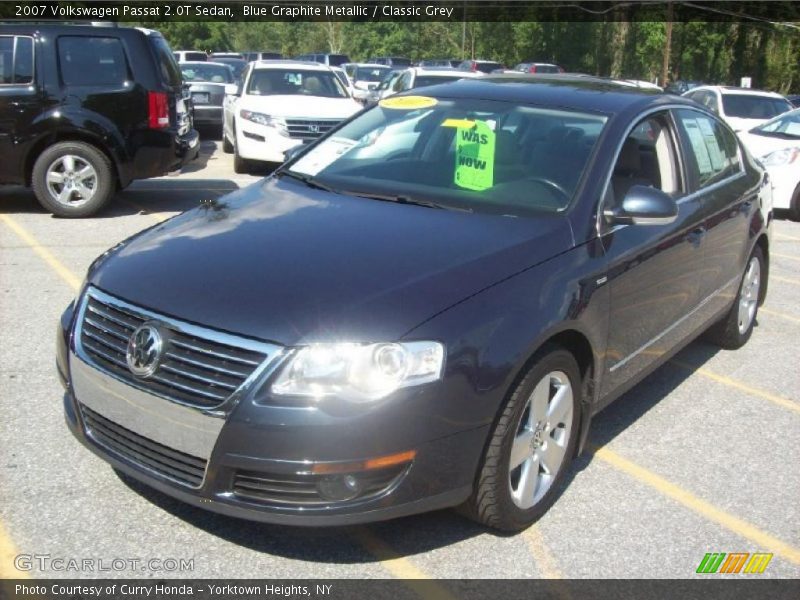 Blue Graphite Metallic / Classic Grey 2007 Volkswagen Passat 2.0T Sedan