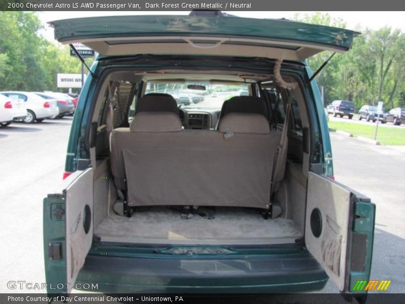 Dark Forest Green Metallic / Neutral 2000 Chevrolet Astro LS AWD Passenger Van