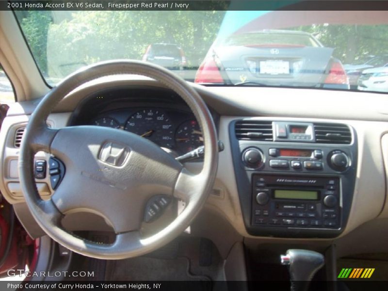 Firepepper Red Pearl / Ivory 2001 Honda Accord EX V6 Sedan