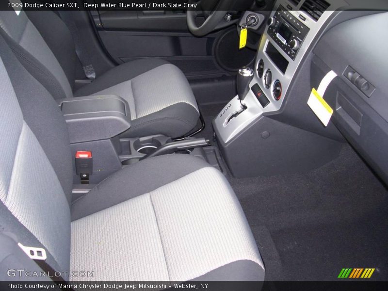 Deep Water Blue Pearl / Dark Slate Gray 2009 Dodge Caliber SXT