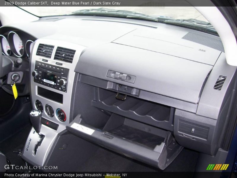 Deep Water Blue Pearl / Dark Slate Gray 2009 Dodge Caliber SXT