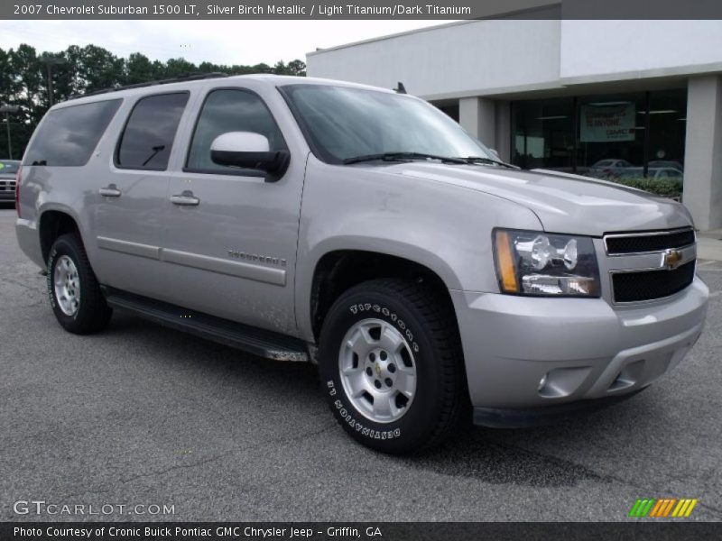 Silver Birch Metallic / Light Titanium/Dark Titanium 2007 Chevrolet Suburban 1500 LT