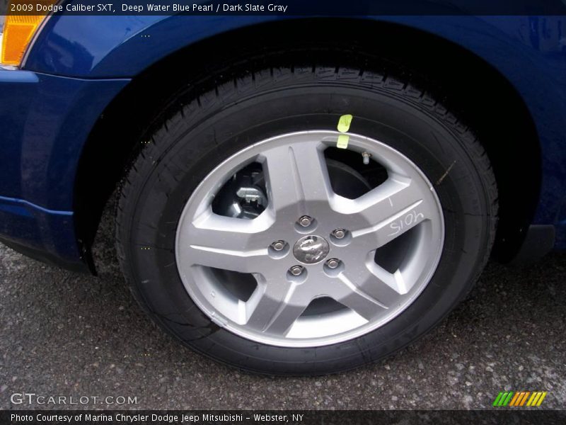 Deep Water Blue Pearl / Dark Slate Gray 2009 Dodge Caliber SXT