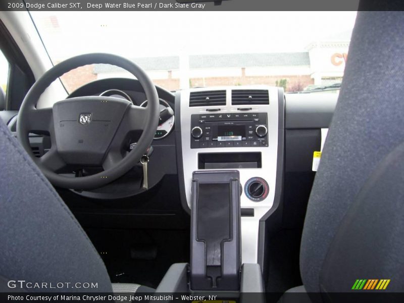 Deep Water Blue Pearl / Dark Slate Gray 2009 Dodge Caliber SXT