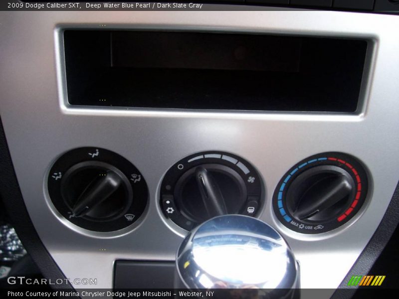 Deep Water Blue Pearl / Dark Slate Gray 2009 Dodge Caliber SXT