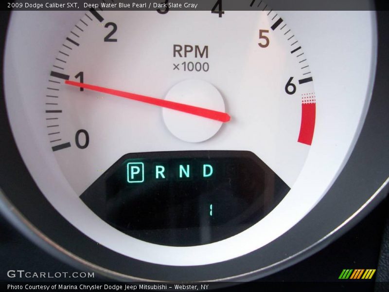 Deep Water Blue Pearl / Dark Slate Gray 2009 Dodge Caliber SXT