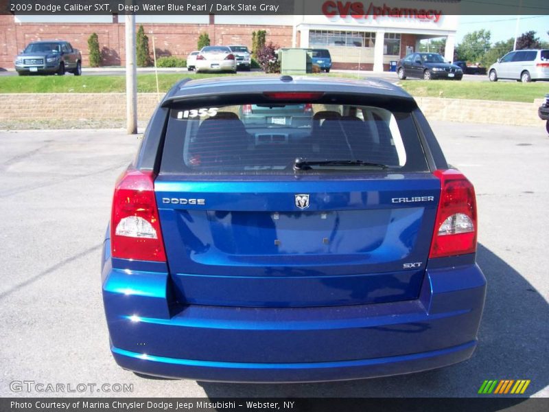 Deep Water Blue Pearl / Dark Slate Gray 2009 Dodge Caliber SXT