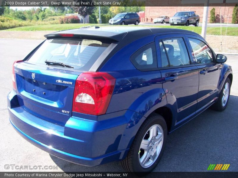 Deep Water Blue Pearl / Dark Slate Gray 2009 Dodge Caliber SXT