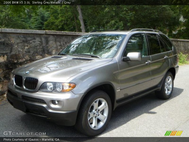 Sterling Grey Metallic / Grey 2006 BMW X5 3.0i