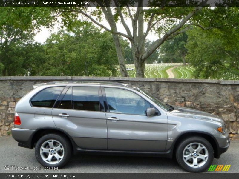 Sterling Grey Metallic / Grey 2006 BMW X5 3.0i