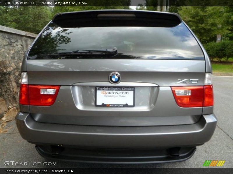 Sterling Grey Metallic / Grey 2006 BMW X5 3.0i