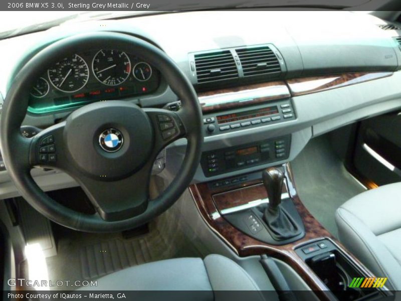 Sterling Grey Metallic / Grey 2006 BMW X5 3.0i
