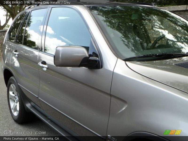 Sterling Grey Metallic / Grey 2006 BMW X5 3.0i