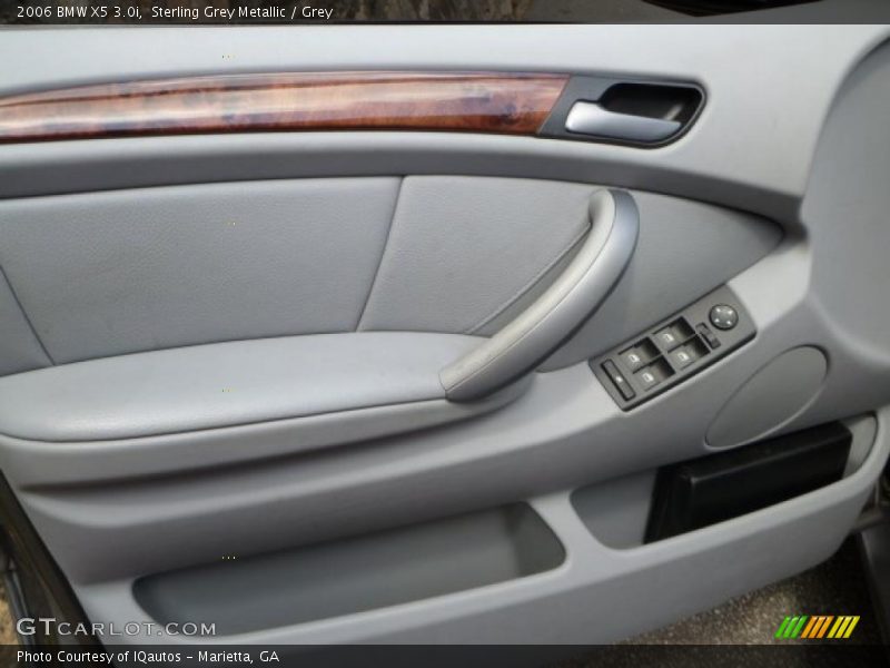 Sterling Grey Metallic / Grey 2006 BMW X5 3.0i