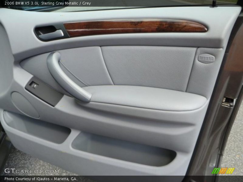 Sterling Grey Metallic / Grey 2006 BMW X5 3.0i