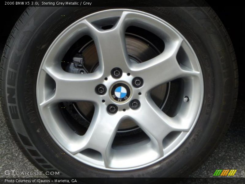 Sterling Grey Metallic / Grey 2006 BMW X5 3.0i