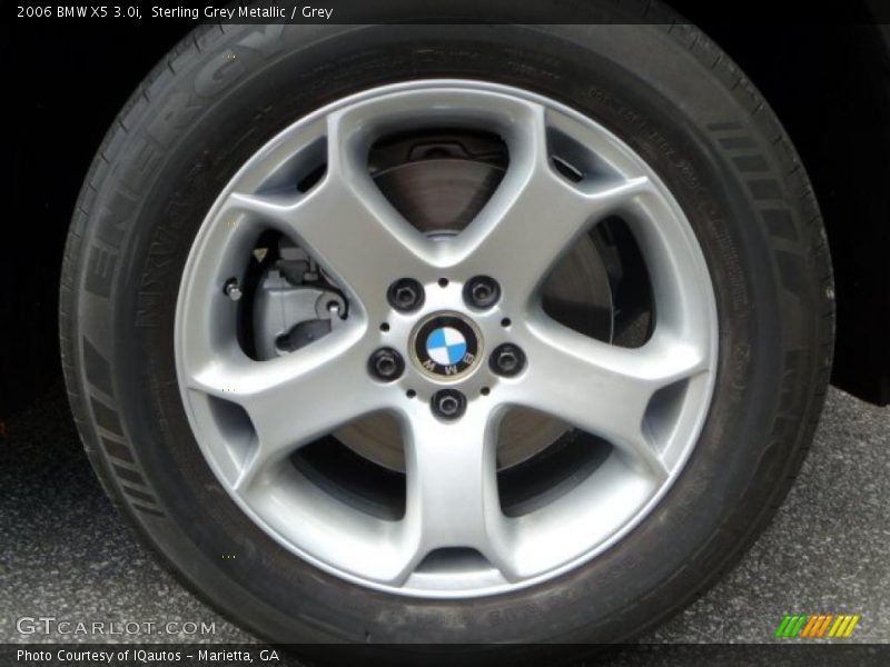 Sterling Grey Metallic / Grey 2006 BMW X5 3.0i