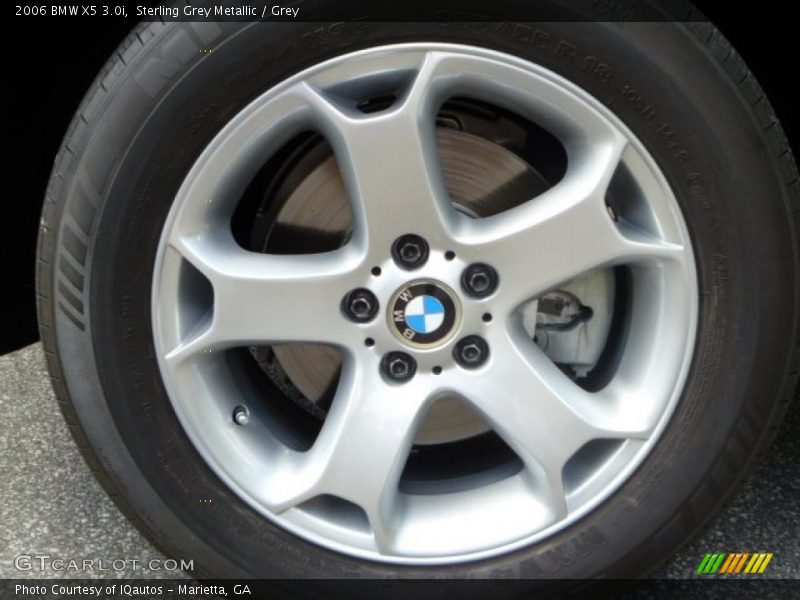 Sterling Grey Metallic / Grey 2006 BMW X5 3.0i
