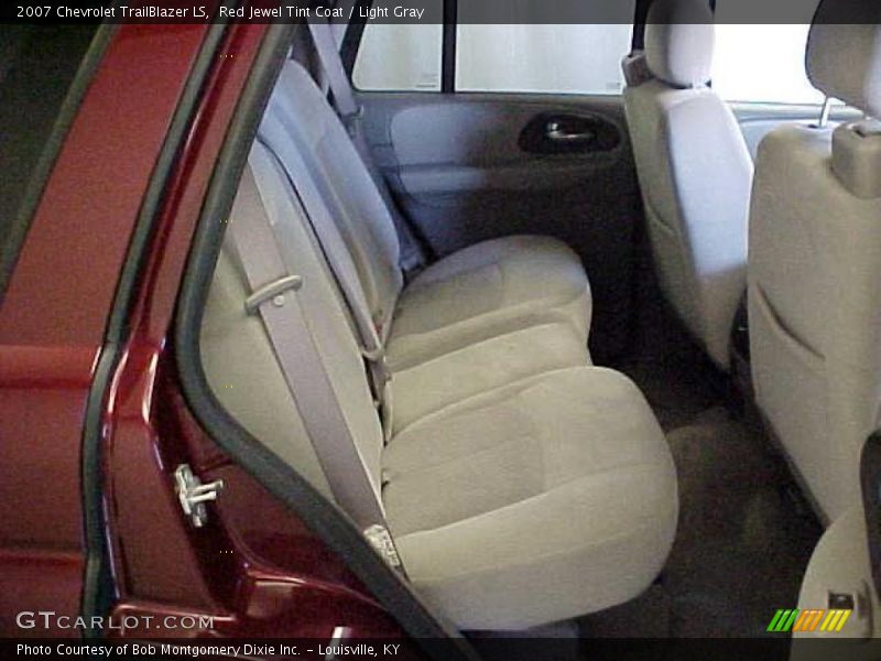 Red Jewel Tint Coat / Light Gray 2007 Chevrolet TrailBlazer LS