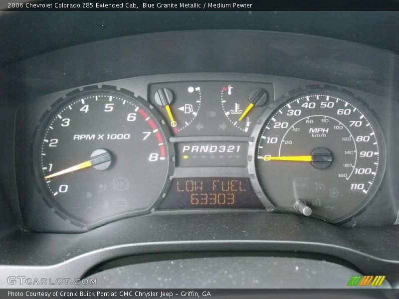 Blue Granite Metallic / Medium Pewter 2006 Chevrolet Colorado Z85 Extended Cab