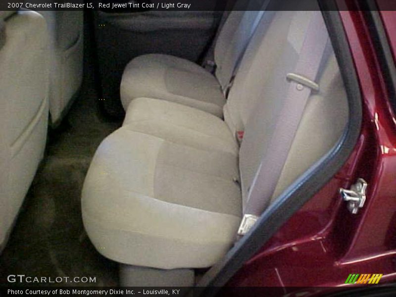 Red Jewel Tint Coat / Light Gray 2007 Chevrolet TrailBlazer LS