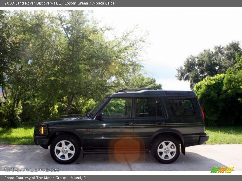 Epsom Green / Alpaca Beige 2003 Land Rover Discovery HSE
