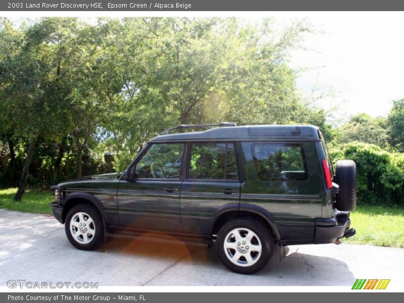 Epsom Green / Alpaca Beige 2003 Land Rover Discovery HSE