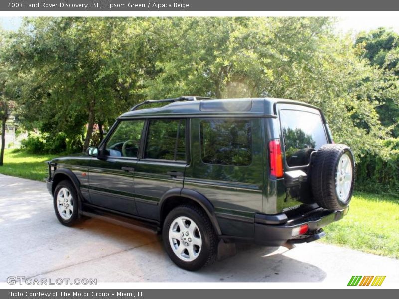 Epsom Green / Alpaca Beige 2003 Land Rover Discovery HSE