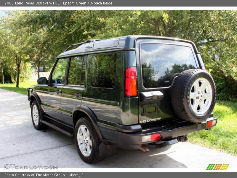 Epsom Green / Alpaca Beige 2003 Land Rover Discovery HSE