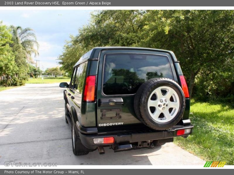 Epsom Green / Alpaca Beige 2003 Land Rover Discovery HSE
