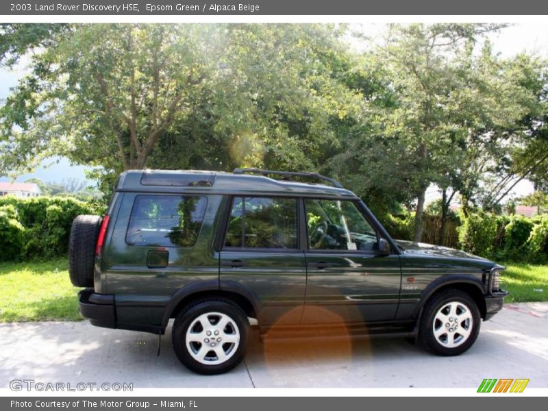 Epsom Green / Alpaca Beige 2003 Land Rover Discovery HSE