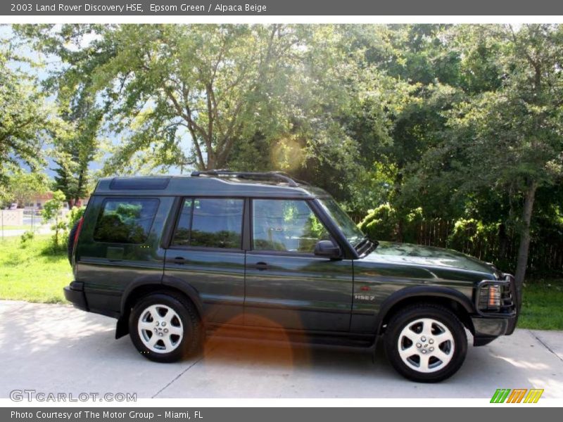 Epsom Green / Alpaca Beige 2003 Land Rover Discovery HSE