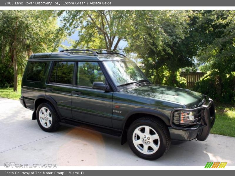 Epsom Green / Alpaca Beige 2003 Land Rover Discovery HSE
