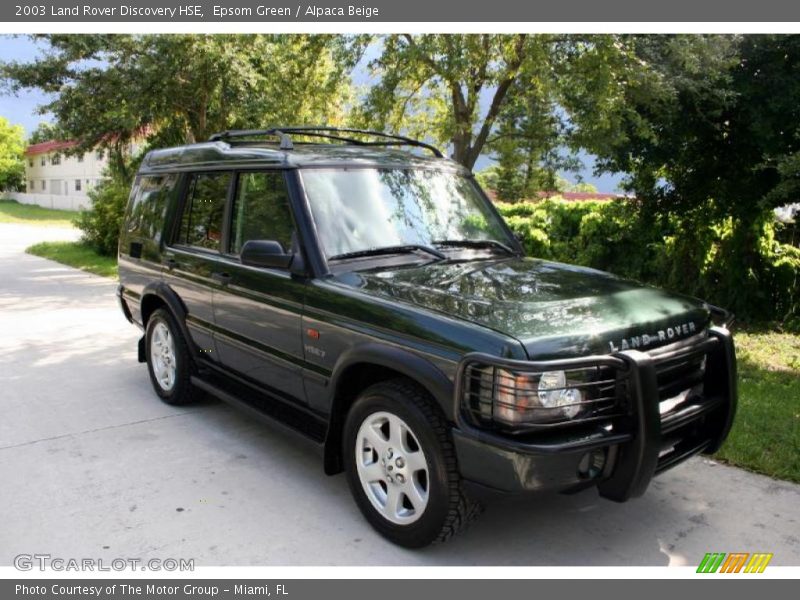 Epsom Green / Alpaca Beige 2003 Land Rover Discovery HSE
