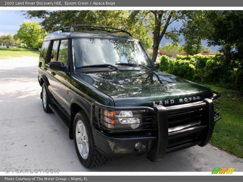 Epsom Green / Alpaca Beige 2003 Land Rover Discovery HSE