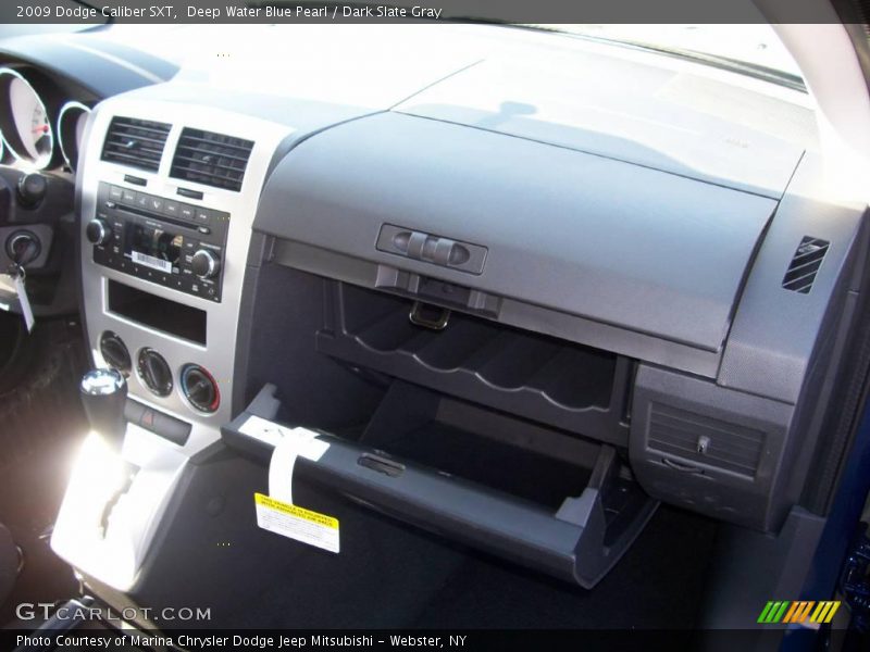 Deep Water Blue Pearl / Dark Slate Gray 2009 Dodge Caliber SXT
