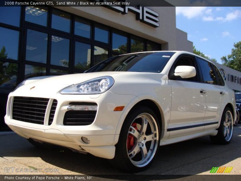 Sand White / Black w/ Alcantara Seat Inlay 2008 Porsche Cayenne GTS