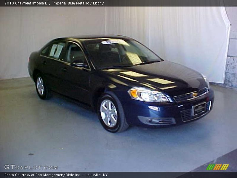 Imperial Blue Metallic / Ebony 2010 Chevrolet Impala LT