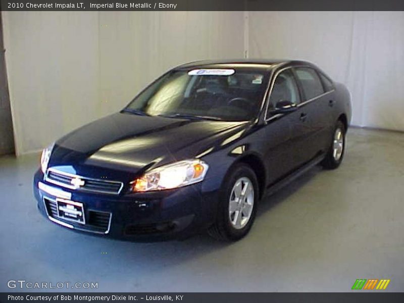Imperial Blue Metallic / Ebony 2010 Chevrolet Impala LT