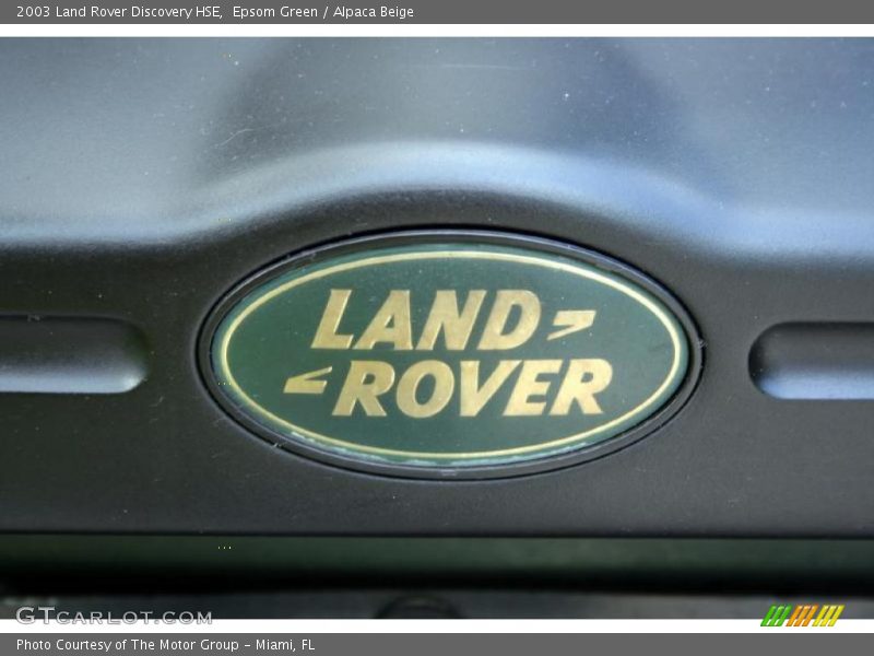 Epsom Green / Alpaca Beige 2003 Land Rover Discovery HSE
