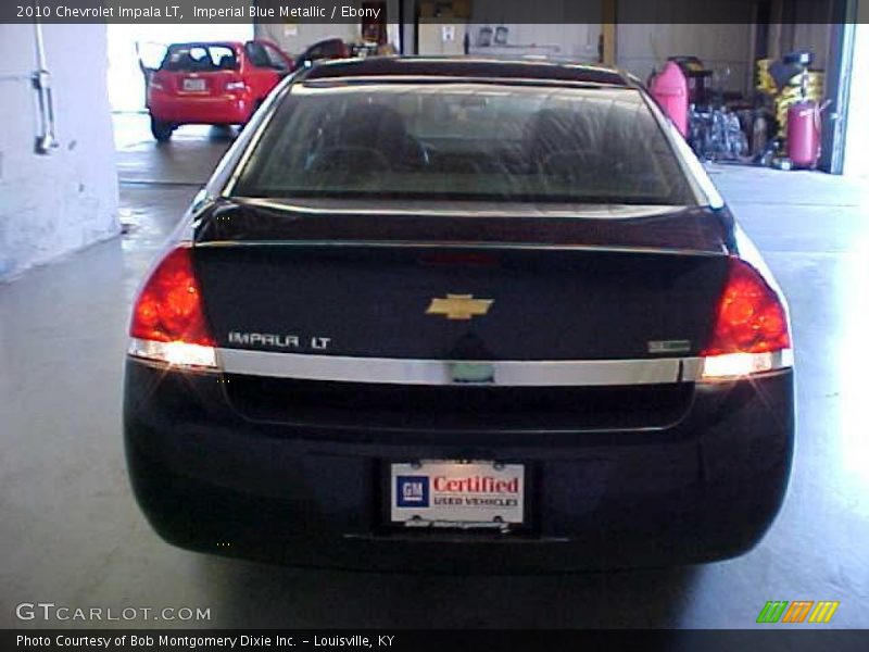 Imperial Blue Metallic / Ebony 2010 Chevrolet Impala LT