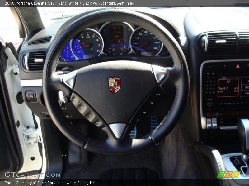 Sand White / Black w/ Alcantara Seat Inlay 2008 Porsche Cayenne GTS