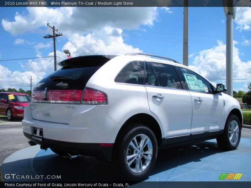 White Platinum Tri-Coat / Medium Light Stone 2010 Lincoln MKX FWD