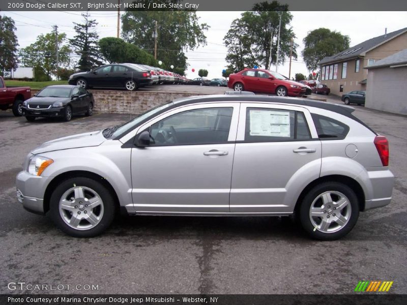 Bright Silver Metallic / Dark Slate Gray 2009 Dodge Caliber SXT